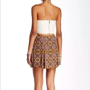 FREE PEOPLE Lover's Lane Mini Skirt Night